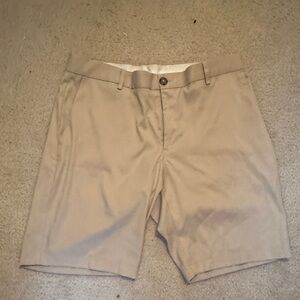 Murano Tan Flat Front Men's Shorts